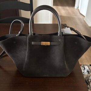 DeMellier mocha suede tote